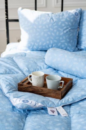 ПУХОВАЯ ПОДУШКА, СРЕДНЯЯ «ДУЭТ», 50X68 СМ. 600 Г