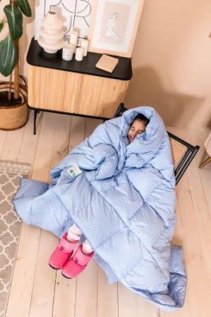 ОБЛЕГЧЕННОЕ ПУХОВОЕ ОДЕЯЛО «ДЕБЮТ», 150Х200 СМ