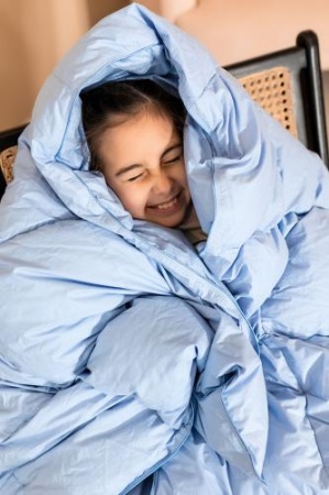 ТЕПЛОЕ ПУХОВОЕ ОДЕЯЛО «ДЕБЮТ», 220X240 СМ. 1260 гр