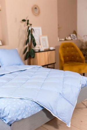 ВСЕСЕЗОННОЕ ПУХОВОЕ ОДЕЯЛО «НЕЖНОСТЬ», 200×220 СМ