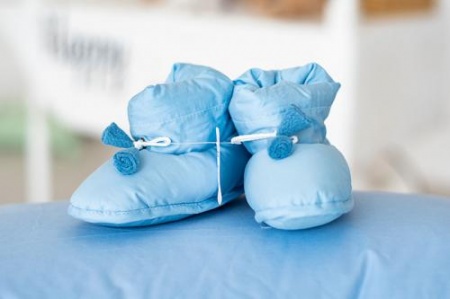 ПУХОВЫЕ ПИНЕТКИ «СЕРЫЙ ГУСЕНОК»