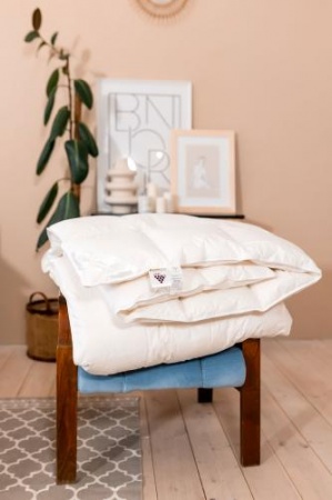 Одеяло пуховое Виктория, теплое, 200х200 см