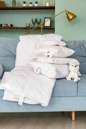 ДЕТСКОЕ ПУХОВОЕ ОДЕЯЛО «БЕЛЫЙ ГУСЕНОК», 110X140 СМ